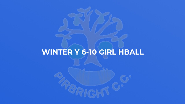Winter y 6-10 girl Hball