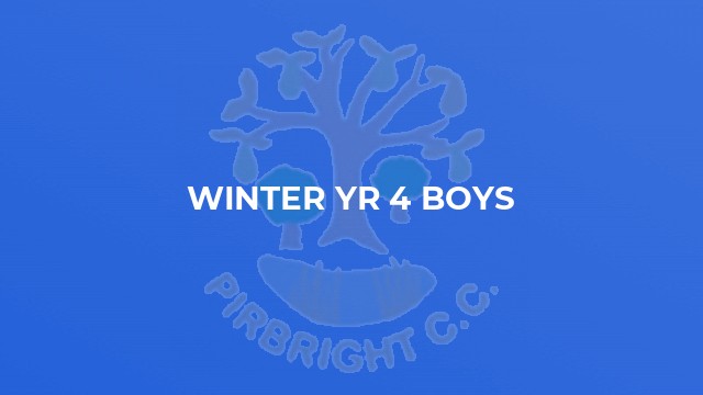 Winter yr 4 boys