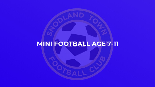 Mini Football Age 7-11