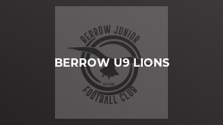 Berrow U9 Lions