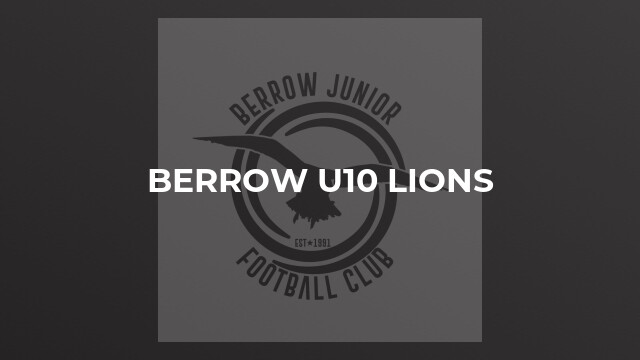 Berrow U10 Lions