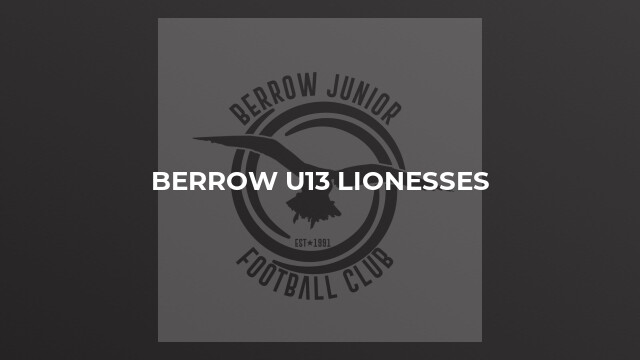 Berrow U13 Lionesses