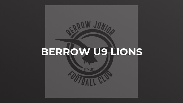 Berrow U9 Lions