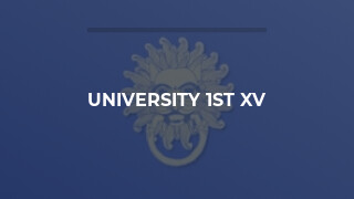 University 1st XV