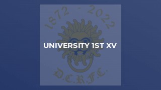 University 1st XV