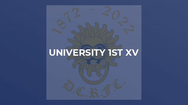 University 1st XV