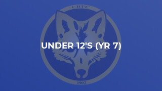 Under 12's (Yr 7)