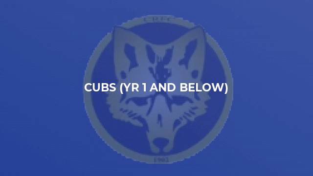 Cubs (Yr 1 and below)