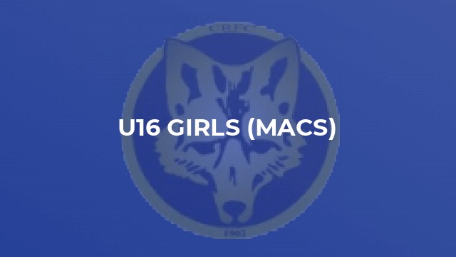 U16 Girls (MACS)