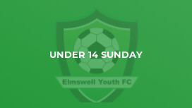Under 14 Sunday