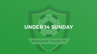 Under 14 Sunday