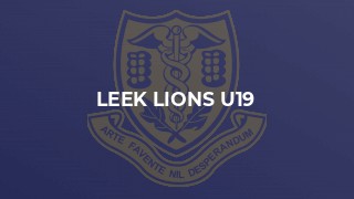 Leek Lions U19