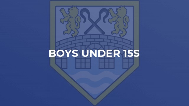 Boys Under 15s