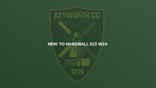 New To Hardball S23 W24