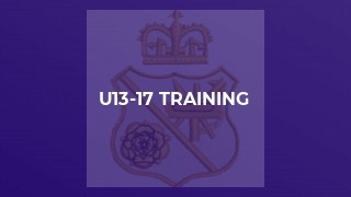 U13-17 Training