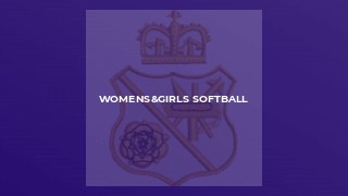 Womens&Girls Softball