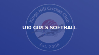 U10 Girls Softball