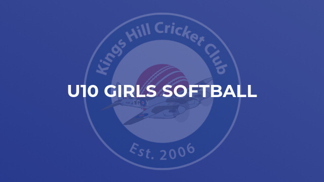 U10 Girls Softball