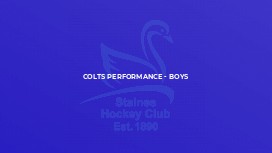 Colts Performance - Boys