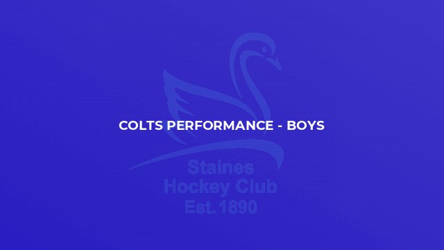 Colts Performance - Boys