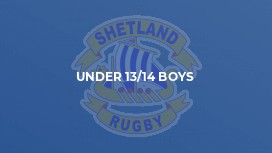 Under 13/14 Boys