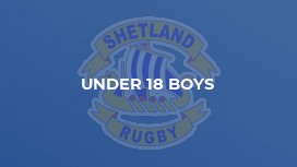 Under 18 Boys