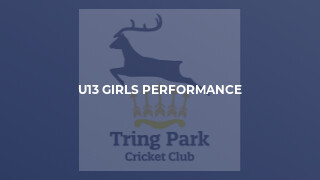 U13 Girls Performance