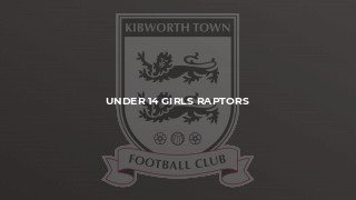 Under 14 Girls Raptors
