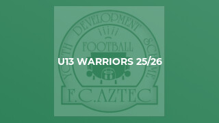 U13 Warriors 25/26