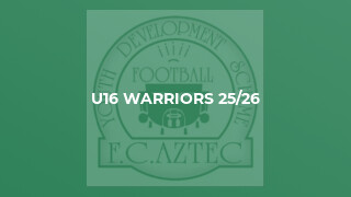U16 Warriors 25/26