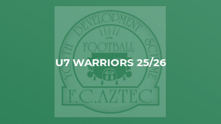 U7 Warriors 25/26