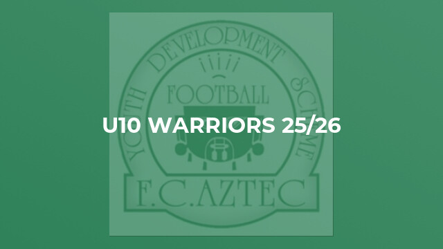 U10 Warriors 25/26