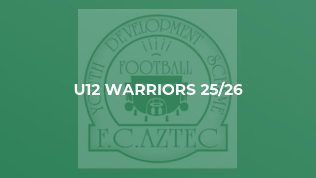 U12 Warriors 25/26