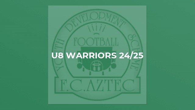 U8 Warriors 24/25