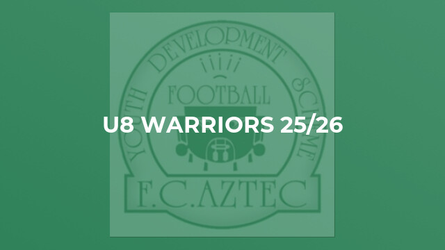 U8 Warriors 25/26