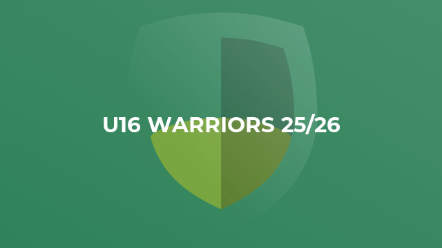 U16 Warriors 25/26