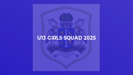 U13 Girls Squad 2025