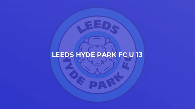 Leeds Hyde Park FC U 13