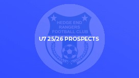 U7 25/26 prospects