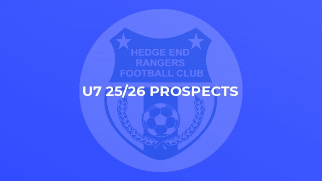 U7 25/26 prospects