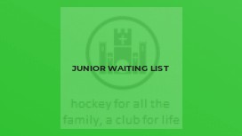 Junior Waiting list