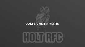 Colts Under 17s/18s