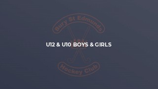 U12 & U10 boys & girls