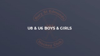 U8 & U6 boys & girls