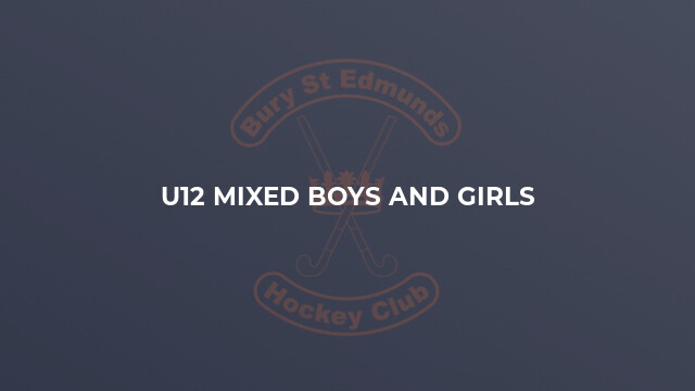 U12 mixed boys and girls
