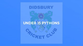 Under 15 Pythons