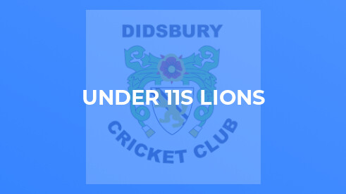 Under 11s V Cheadle