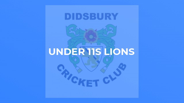 Under 11s Lions