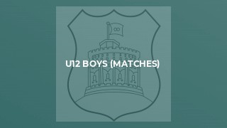 U12 Boys (Matches)