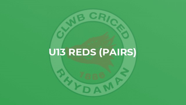 U13 Reds (Pairs)